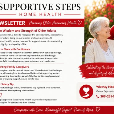 Supportive Steps May Newsletter